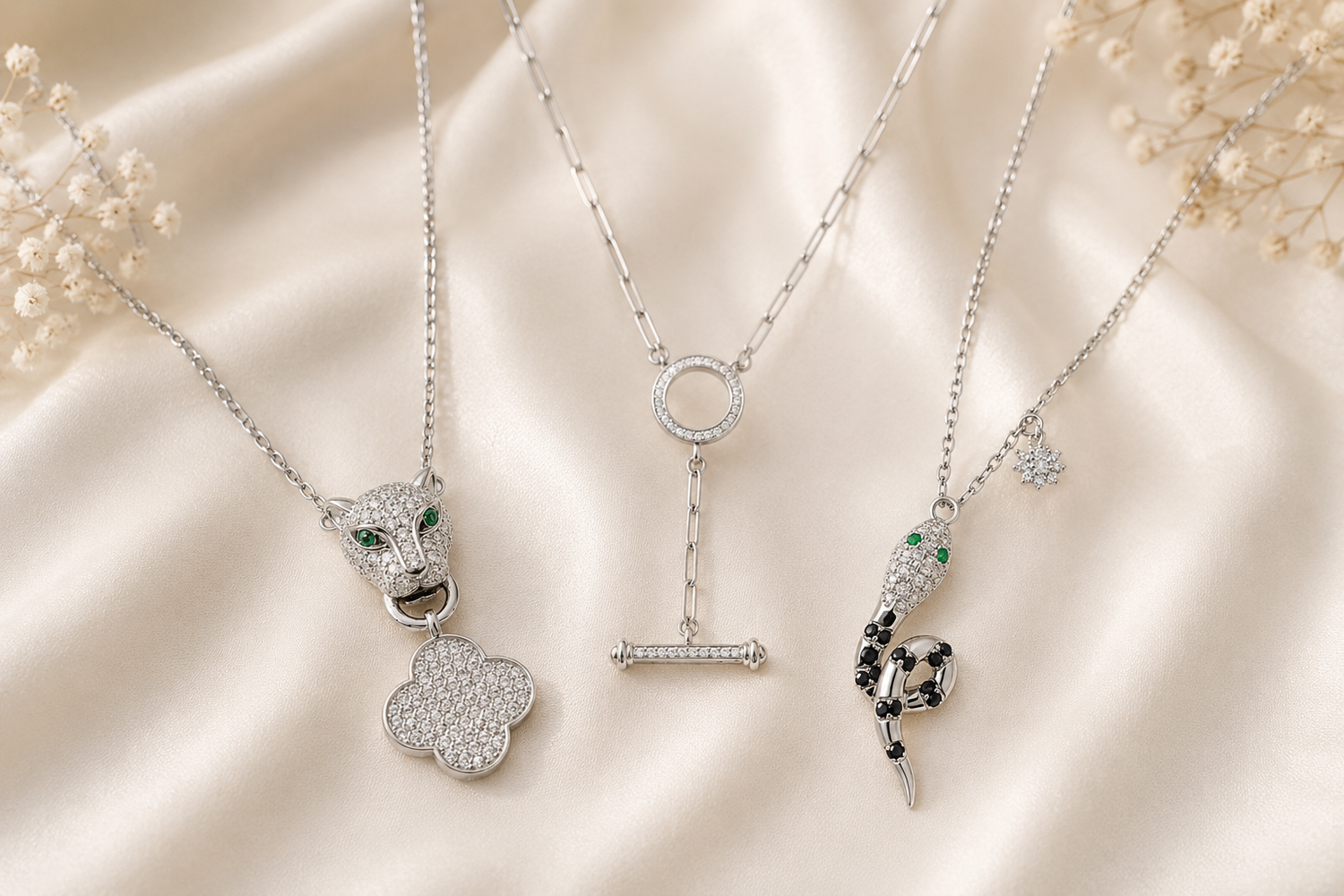 Ultra Premium Handcrafted 925 Sterling Silver Pendant Necklace Jewelry Gift Collection at Ignite Gems India