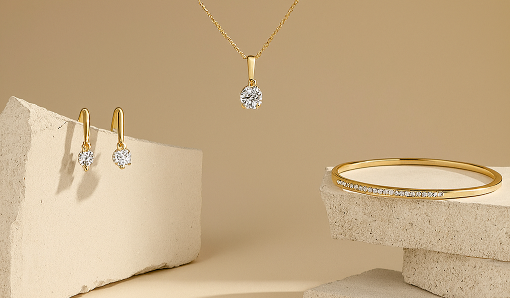 Fine Jewelry at IGNITE GEMS lab grown diamond everyday minimalists gold silver ruby sapphire emerald pearl gemstone