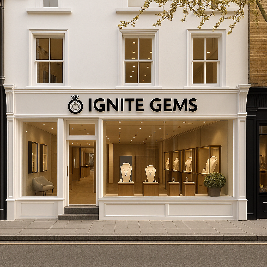 Retail Jewelry Store Front IGNITE GEMS