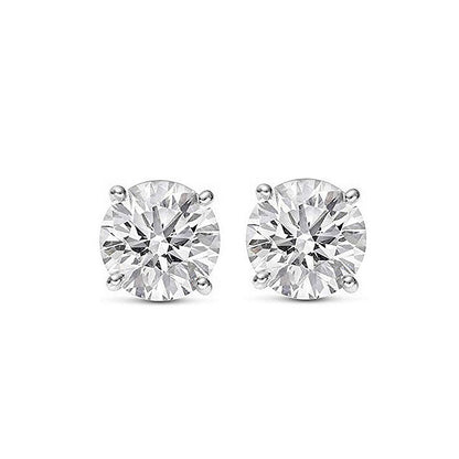 Lab Grown Diamond Stud Earrings in 14K White Gold (1.00 ct. tw.)