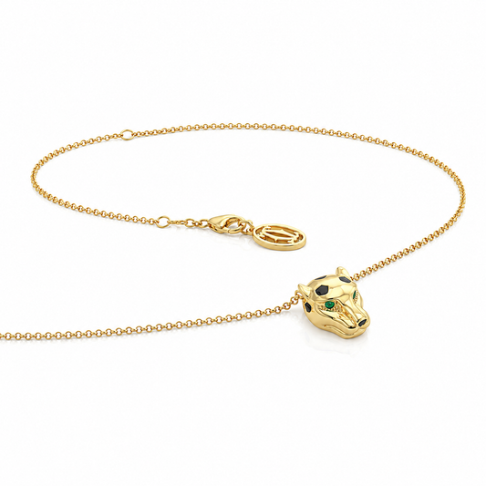 designer_mini_panther_head_animal_nature_inspired_green_cz_diamond_black_enameled_cable_chain_unisex_necklace_yellow_gold_plated_925_sterling_silver_IGNITE_GEMS_D_NK_3