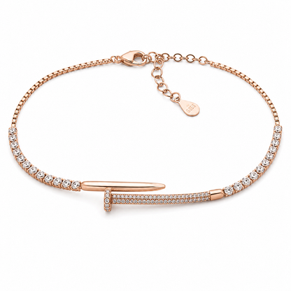 designer_nail_cartier_tennis_chain_women_bracelet_rose_gold_plating_tone_925_sterling_silver_diamond_cubic_zirconia_ignite_gems_U_BR_81