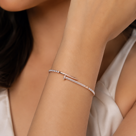 designer_nail_cartier_tennis_chain_women_bracelet_rose_gold_plating_tone_925_sterling_silver_diamond_cubic_zirconia_ignite_gems_U_BR_81_c
