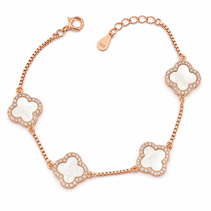 four_mother_of_pearl_clover_alhambra_cz_diamond_halo_tennis_chain_bracelet_jewelry_women_rose_gold_plated_925_sterling_silver_IGNITE_GEMS_BR_58