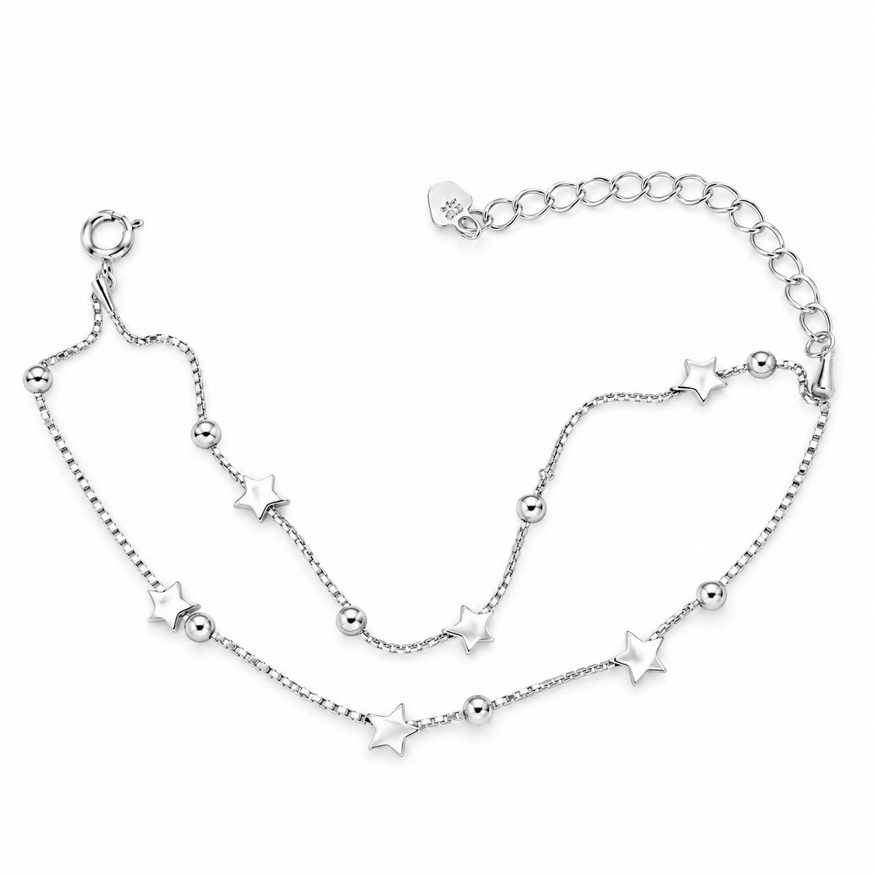 mini_star_round_beads_charm_slider_double_chain_station_bracelet_women_925_sterling_silver_jewelry_IGNITE_GEMS_BR_37