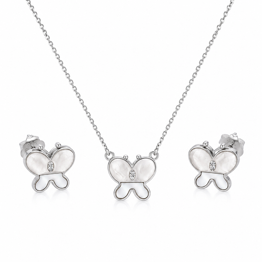 mother_of_pearl_mop_butterfly_natured_inspired_cz_diamond_chain_matching_pendant_necklace_earrings_jewelry_set_rhodium_plated_925_sterling_silver_PS_13_IGNITE_GEMS_India