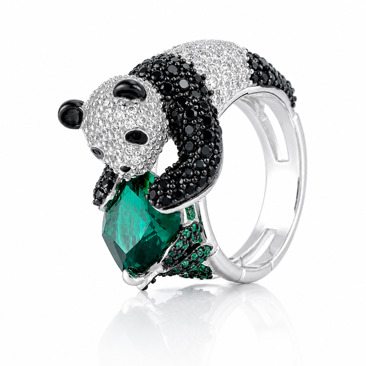 panda_animal_lover_cz_diamond_black_and_white_925_sterling_silver_ring_jewelry_IGNITE_GEMS_DRG2_c2