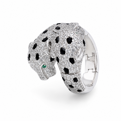 panther_double_head_face_bypass_black_and_white_cz_diamond_animal_designer_ring_925_sterling_silver_IGNITE_GEMS_D_RG_1_b2