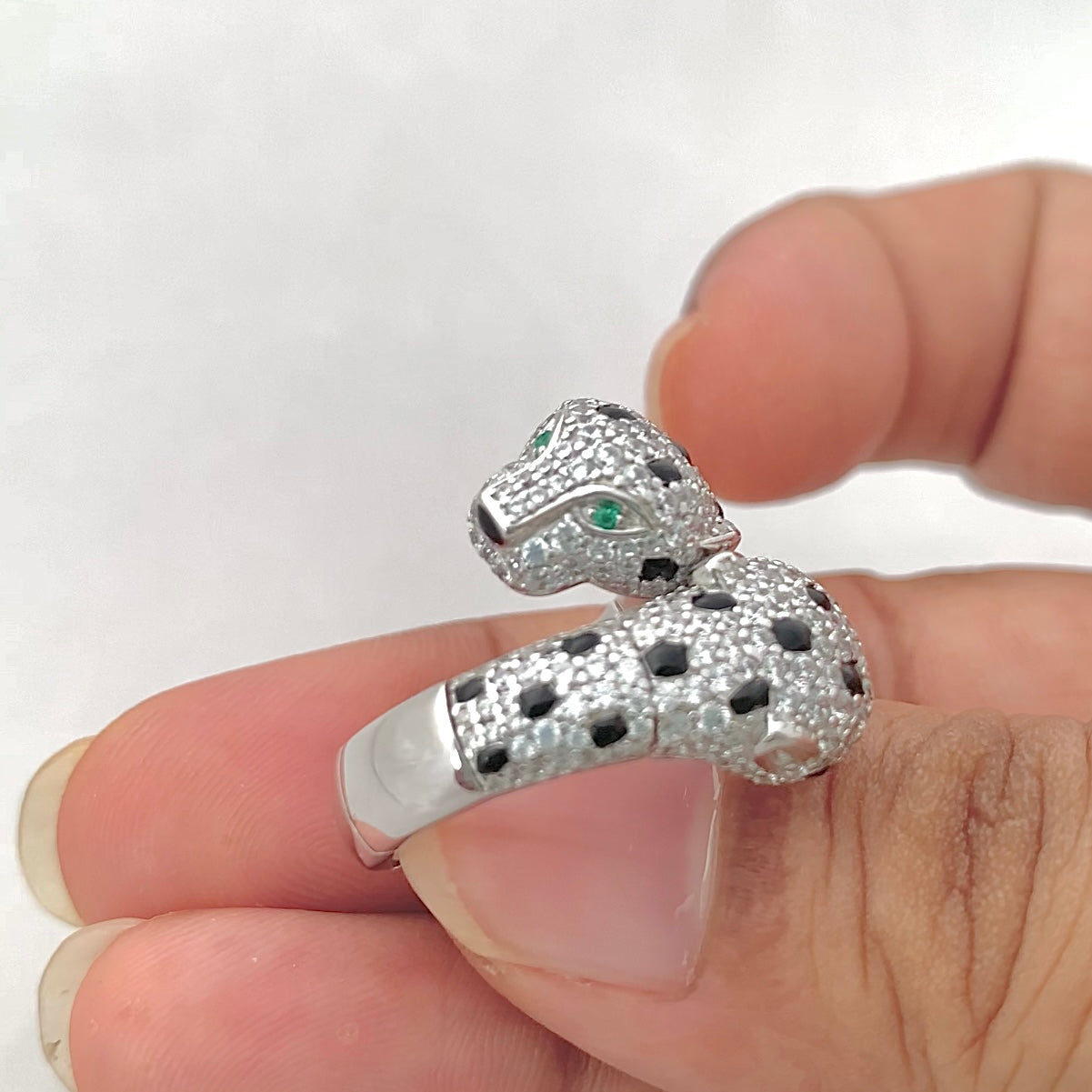 panther_double_head_face_bypass_black_and_white_cz_diamond_animal_designer_ring_925_sterling_silver_IGNITE_GEMS_D_RG_1_d
