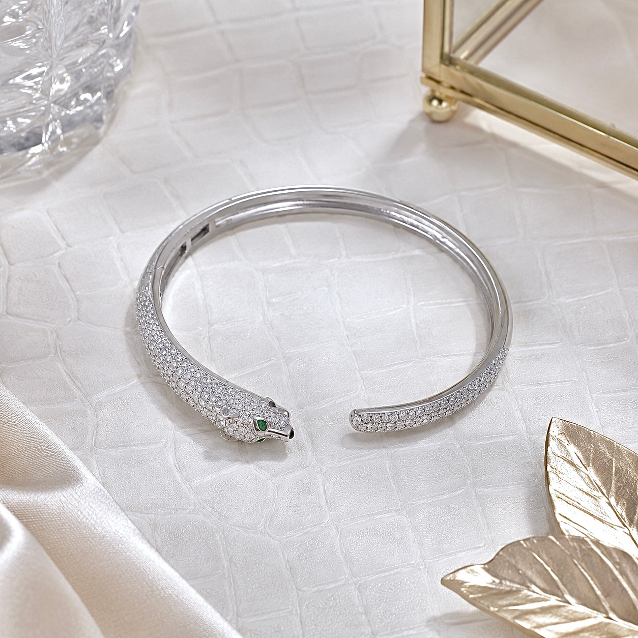 panther_green_cz_eyes_diamond_body_animal_openable_cuff_bangle_bracelet_women_925_sterling_silver_jewelry_IGNITE_GEMS_BR_14_e